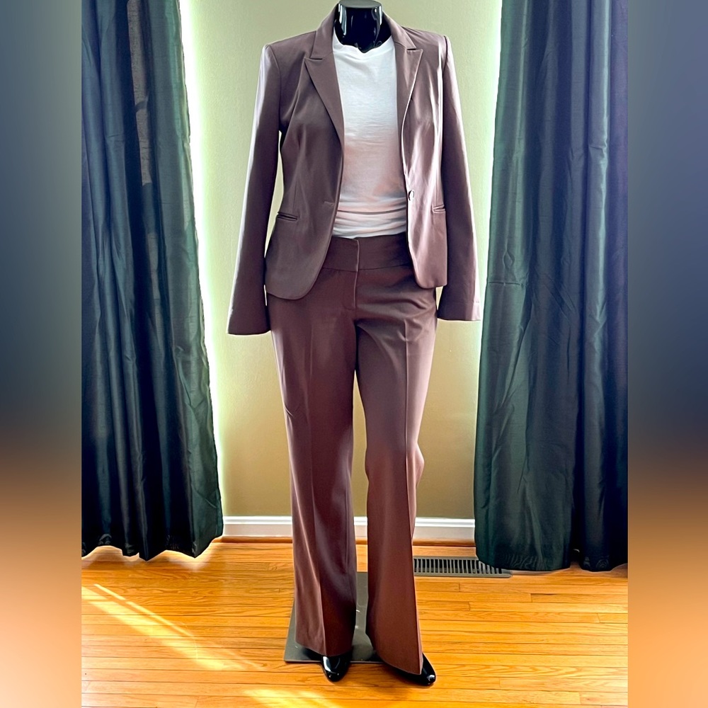 Express Editor Suite (Blazer- 10/ Mid Rise Relaxed Trouser Pant- 12R) #35